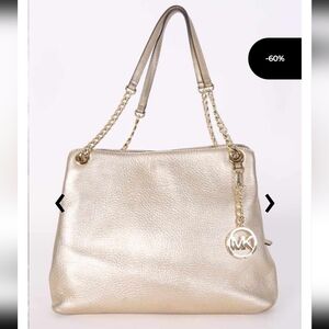 Michael Michael Kors Leather Chain Strap Shoulder Purse